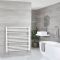Ive - White Hydronic Flat Towel Warmer - 39 3/8” x 39 3/8”
