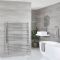 Kent - Chrome Hydronic Flat Towel Warmer - 47 1/4” x 39 3/8”