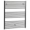 Nox Electric - Matte Black Flat Plug-In Towel Warmer - 47 1/4” x 39 3/8”