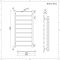 Quo - Stainless Steel Hydronic Towel Warmer - 39.5" x 23.75"