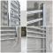 Kent Electric - Chrome Curved Plug-In Towel Warmer - 63” x 24”