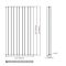 Revive - Anthracite Vertical Double-Panel Designer Radiator - 63" x 23.25"