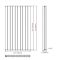 Revive - Anthracite Vertical Double-Panel Designer Radiator - 63" x 23.25"