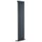 Revive - Anthracite Vertical Single-Panel Designer Radiator - 63" x 14"