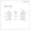 Revive - Anthracite Horizontal Single-Panel Designer Radiator - 25" x 16.25"