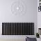 Revive - Black Horizontal Single-Panel Designer Radiator - 25" x 64.75"
