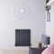 Sloane - Anthracite Horizontal Double Flat-Panel Designer Radiator - 25" x 23.5"