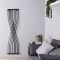 Xcite - Black Vertical Designer Radiator - 70" x 17.75"