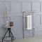 Marquis Electric - White Traditional Plug-In Heated Towel Warmer with Drying Rail - 36.75" x 17.75"