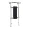 Marquis Electric - Anthracite Traditional Plug-In Heated Towel Warmer with Drying Rail - 36.75" x 17.75"