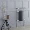 Marquis Electric - Anthracite Traditional Plug-In Heated Towel Warmer with Drying Rail - 36.75" x 17.75"