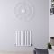 Revive Air - White Aluminum Horizontal Double-Panel Designer Radiator - 23.5" x 23.25"