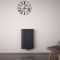 Aurora - Anthracite Aluminum Horizontal Designer Radiator - 23.5" x 14.75"