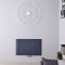 Aurora - Anthracite Aluminum Horizontal Designer Radiator - 23.5" x 37.25"