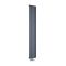 Aurora - Anthracite Aluminum Vertical Designer Radiator - 63" x 11"
