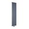 Aurora - Anthracite Aluminum Vertical Designer Radiator - 63" x 14.75"