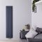 Aurora - Anthracite Aluminum Vertical Designer Radiator - 63" x 14.75"