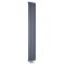 Aurora - Anthracite Aluminum Vertical Designer Radiator - 70.75" x 11"