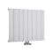 Aurora - White Aluminum Horizontal Designer Radiator - 23.5" x 29.75"
