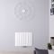 Aurora - White Aluminum Horizontal Designer Radiator - 23.5" x 29.75"