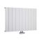 Aurora - White Aluminum Horizontal Designer Radiator - 23.5" x 37.25"