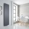 Rubi - Anthracite Vertical Flat-Panel Designer Radiator - 70.75" x 19.75"