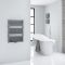 Arch - Anthracite Hydronic Heated Towel Warmer - 29" x 19.75"