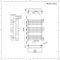 Arch - Anthracite Hydronic Heated Towel Warmer - 29" x 19.75"