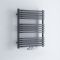 Arch - Anthracite Hydronic Heated Towel Warmer - 29" x 23.5"