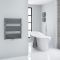 Arch - Anthracite Hydronic Heated Towel Warmer - 29" x 23.5"