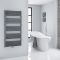 Arch - Anthracite Hydronic Heated Towel Warmer - 50" x 23.5"