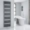 Arch - Anthracite Hydronic Heated Towel Warmer - 70.75" x 19.75"