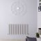 Revive - Light Gray Horizontal Double-Panel Designer Radiator - 25" x 46.5"