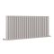 Revive - Light Gray Horizontal Double-Panel Designer Radiator - 25" x 55.75"