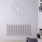 Revive - Light Gray Horizontal Double-Panel Designer Radiator - 25" x 55.75"