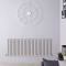 Revive - Light Gray Horizontal Double-Panel Designer Radiator - 25" x 64.75"