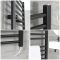 Nox Electric - Matte Black Flat Plug-In Towel Warmer - 47 1/4” x 15 3/4”