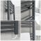 Neva Electric - Anthracite Flat Plug-In Towel Warmer - 31 5/8” x 23 5/8”