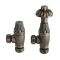Antique BrassThermostatic Radiator Valve Pack