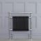 Marquis - Black Traditional Heated Towel Warmer with Drying Rail - 36.75" x 31.25"