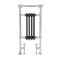 Marquis - Anthracite Traditional Heated Towel Warmer with Drying Rail - 36.75" x 17.75"
