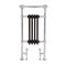 Marquis - Black Traditional Heated Towel Warmer with Drying Rail - 36.75" x 17.75"