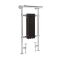 Marquis - Black Traditional Heated Towel Warmer with Drying Rail - 36.75" x 17.75"