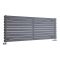 Revive - Anthracite Horizontal Double-Panel Designer Radiator - 23.25" x 70"