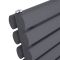 Revive - Anthracite Horizontal Double-Panel Designer Radiator - 23.25" x 70"