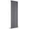 Revive - Anthracite Vertical Single-Panel Designer Radiator - 70" x 23.25"
