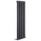 Savy - Anthracite Vertical Single-Panel Designer Radiator - 70" x 18.5"