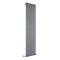 Delta - Anthracite Vertical Single Slim-Panel Designer Radiator - 70" x 19.25"