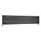 Revive - Black Horizontal Single-Panel Designer Radiator - 14" x 70"