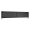 Revive - Black Horizontal Double-Panel Designer Radiator - 14" x 70"